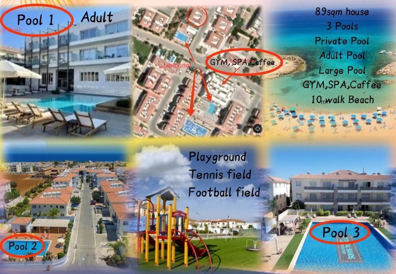 My Mythical Pearl Villa Protaras Exteriör bild